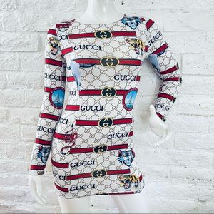 Dress long sleeve beige size M